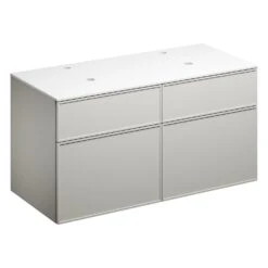 Alape Arkta Möbelmodul Mit Trägerplatte 120 Cm, Beckenposition Links Und Rechts