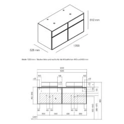 Alape Arkta Möbelmodul Mit Trägerplatte 120 Cm, Beckenposition Links Und Rechts -Duravit Verkaufsgeschäft alape badmoebel arkta moebelmodul mit traegerplatte 9654836