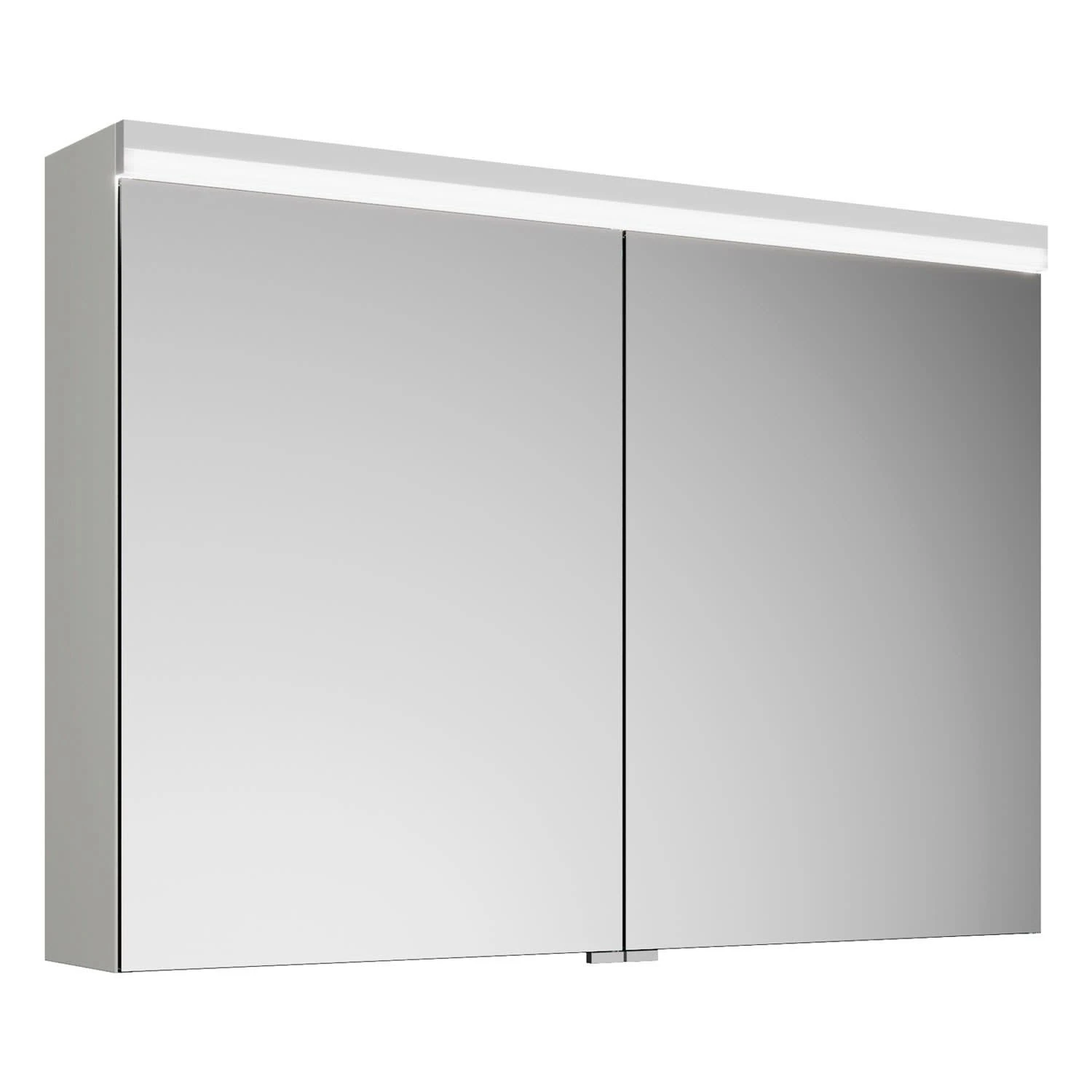 Burgbad Lin20 Spiegelschrank Mit LED-Beleuchtung, 100 Cm, 2 Spiegeltüren 3 Burgbad Lin20 Spiegelschrank Mit LED-Beleuchtung, 100 Cm, 2 Spiegeltüren