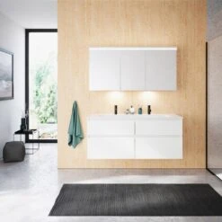 Burgbad Lin20 Spiegelschrank Mit LED-Beleuchtung, 140 Cm, 3 Spiegeltüren, Links, Mit Waschtischbeleuchtung 22 Burgbad Lin20 Spiegelschrank Mit LED-Beleuchtung, 140 Cm, 3 Spiegeltüren, Links, Mit Waschtischbeleuchtung -Duravit Verkaufsgeschäft burgbad lin20 spiegelschraenke spiegelschrank mit led 11023000