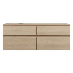 Burgbad Lin20 Waschtischunterschrank Mit Konsolenplatte 160 Cm, 4 Auszüge, Beckenausschnitt Links -Duravit Verkaufsgeschäft burgbad lin20 waschtischunterschrank mit konsolenplatte 160 10516235