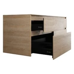 Burgbad Lin20 Waschtischunterschrank Mit Konsolenplatte 160 Cm, 4 Auszüge, Beckenausschnitt Links -Duravit Verkaufsgeschäft burgbad lin20 waschtischunterschrank mit konsolenplatte 160 10950827