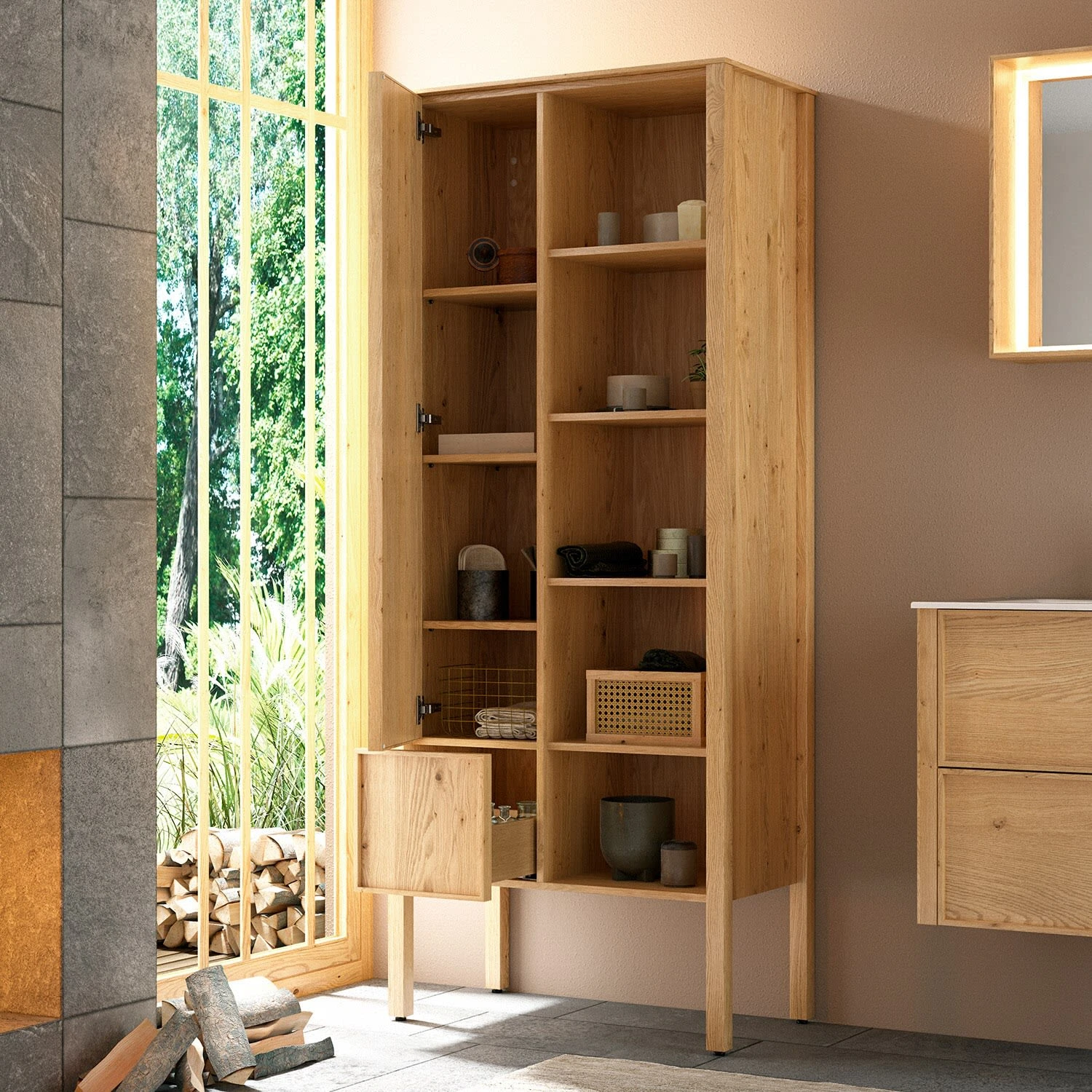 Burgbad Max Hochschrank 80,6 Cm, 1 Tür, Anschlag Rechts 4 Burgbad Max Hochschrank 80,6 Cm, 1 Tür, Anschlag Rechts - Image 2