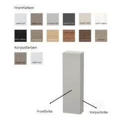 Duravit Durastyle Hochschrank 50 X 36 X 140 Cm Türanschlag Links, Bi-Color