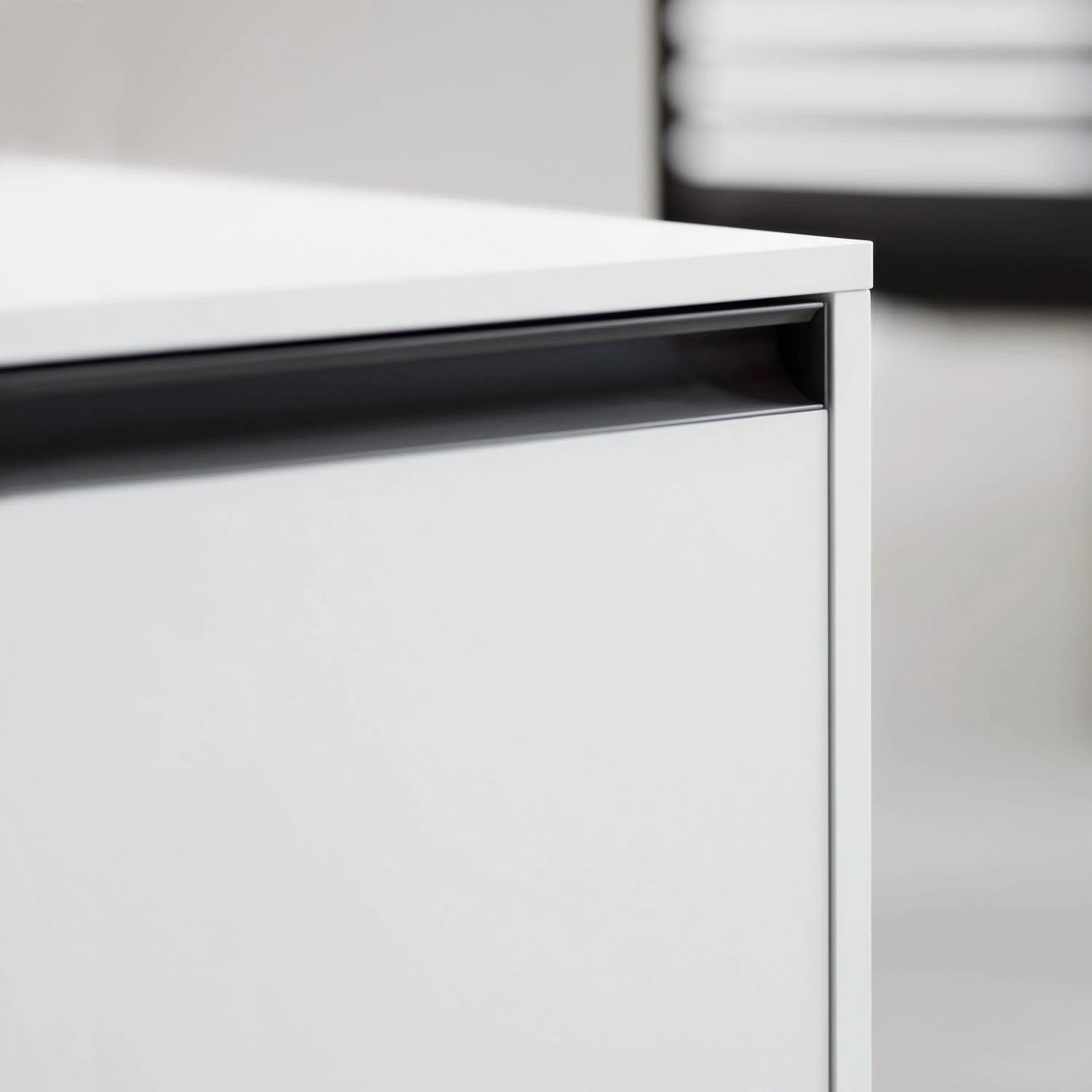 Duravit Ketho.2 Konsolenwaschtischunterbau Wandhängend, 4 Auszüge, Becken Links, 140 Cm 3 Duravit Ketho.2 Konsolenwaschtischunterbau Wandhängend, 4 Auszüge, Becken Links, 140 Cm