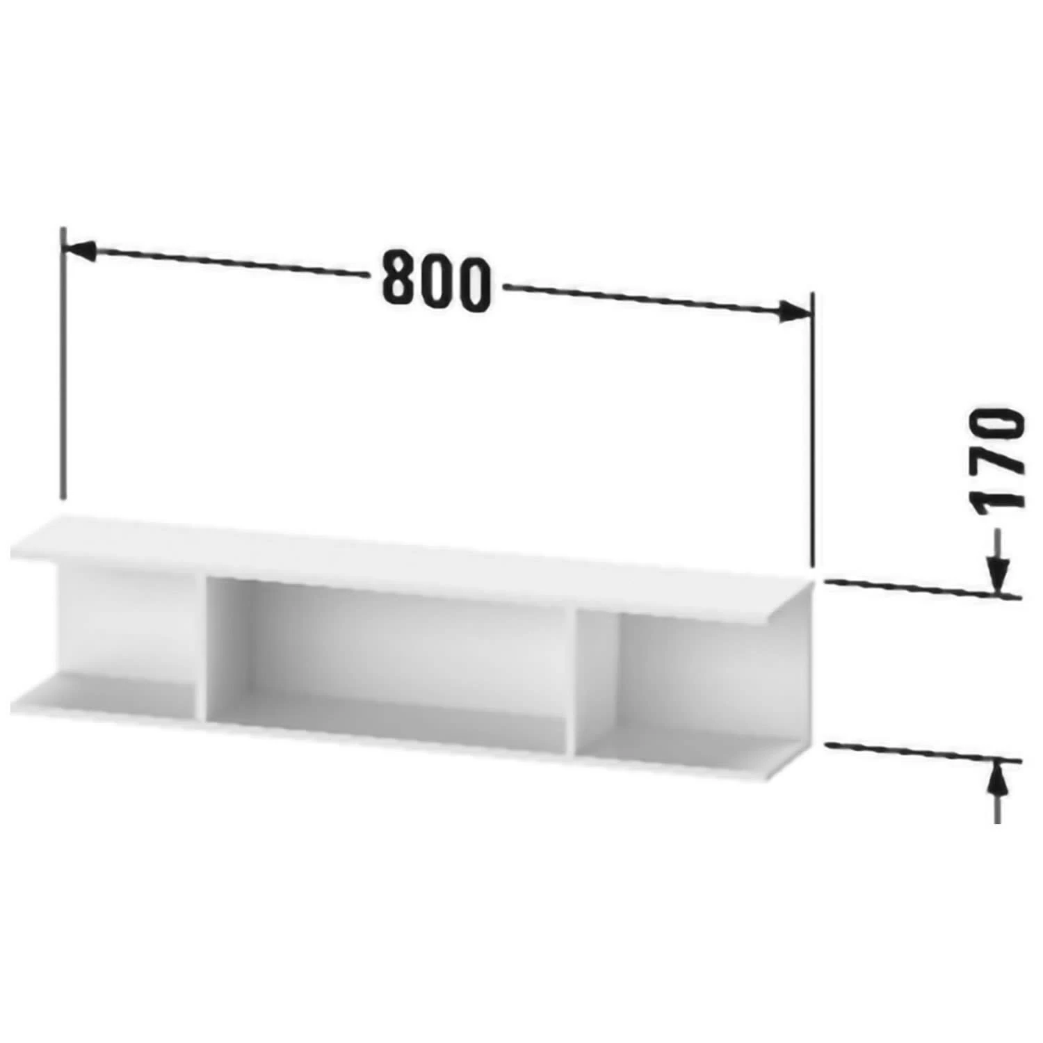 Duravit Ketho.2 Wandregal 80 Cm 5 Duravit Ketho.2 Wandregal 80 Cm - Image 3