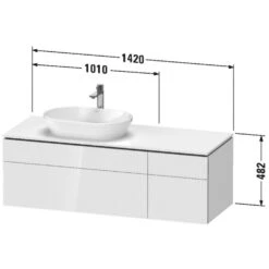 Duravit L-Cube Konsolenwaschtischunterbau Mit 4 Auszügen, 142 X 55 Cm, Für Waschtisch Links 8 Duravit L-Cube Konsolenwaschtischunterbau Mit 4 Auszügen, 142 X 55 Cm, Für Waschtisch Links -Duravit Verkaufsgeschäft duravit l cube badmoebel waschtischunterschraenke wandhaengende 8379334