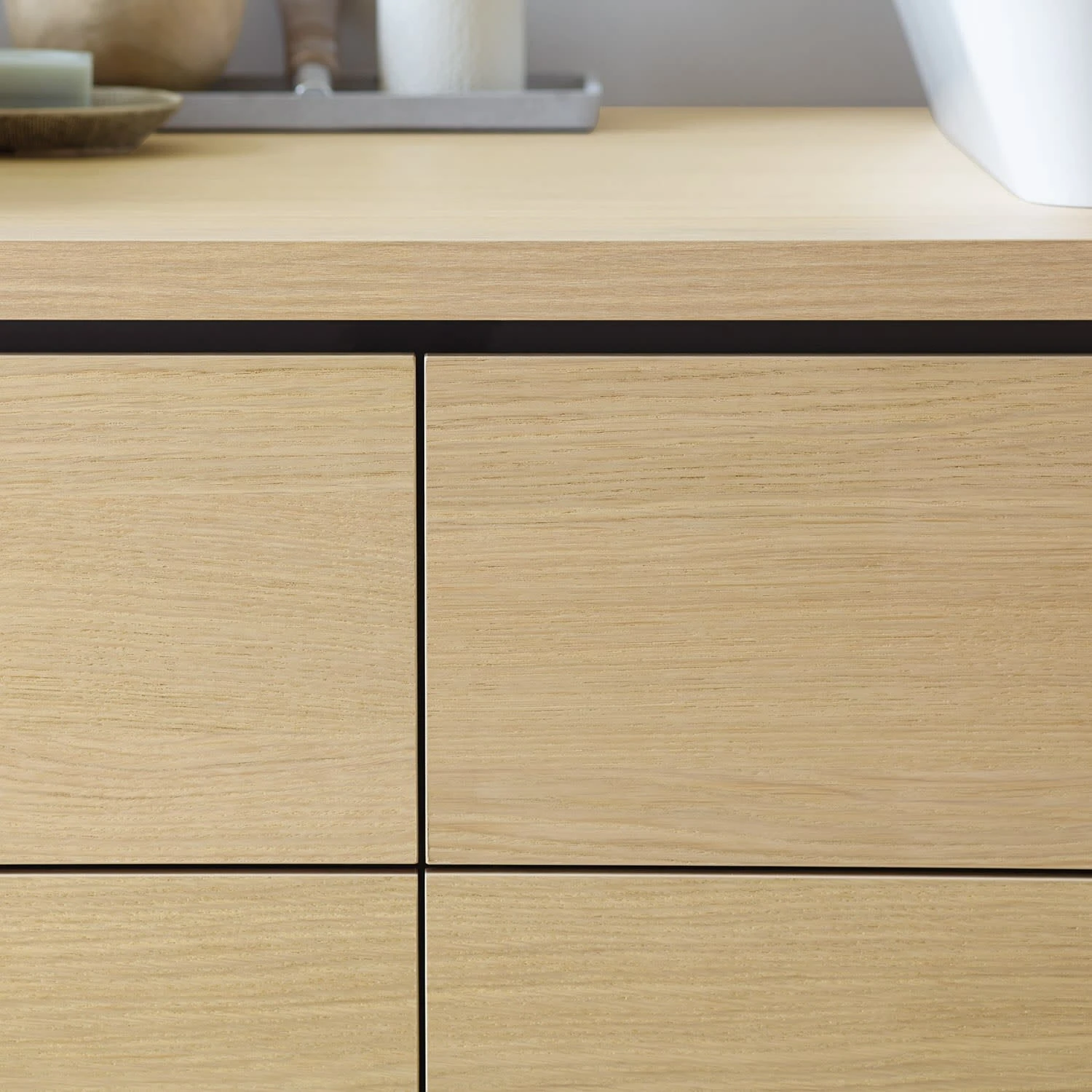 Duravit L-Cube Konsolenwaschtischunterbau Mit 2 Auszügen, 82 X 55 Cm 3 Duravit L-Cube Konsolenwaschtischunterbau Mit 2 Auszügen, 82 X 55 Cm