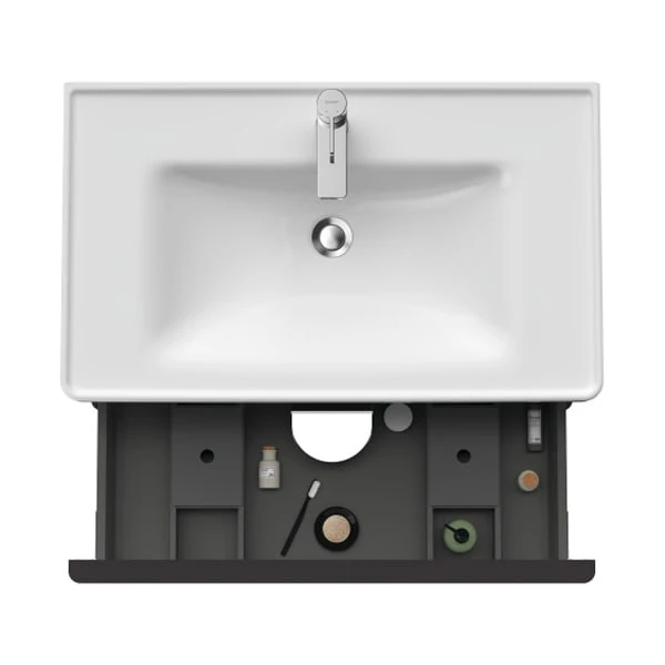 Duravit D-Neo Möbelset Mit Eckigem Spiegel 80 Cm 4 Duravit D-Neo Möbelset Mit Eckigem Spiegel 80 Cm - Image 2