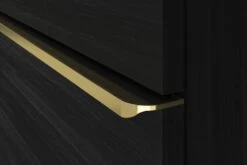 Duravit D-Neo Konsolenwaschtischunterbau Für 2 Waschtische 140 X 45,9 Cm, 2 Auszüge, Griff Gold Poliert