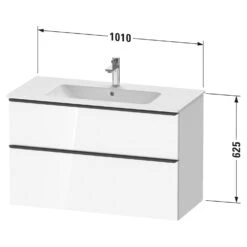 Duravit ME By Stark Waschtisch Mit D-Neo Waschtischunterschrank 101 Cm Mit 2 Auszügen -Duravit Verkaufsgeschäft duravit neo badmoebel waschtischunterbauten me by 7039191