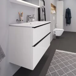 Duravit ME By Stark Waschtisch Mit D-Neo Waschtischunterschrank 101 Cm Mit 2 Auszügen -Duravit Verkaufsgeschäft duravit neo badmoebel waschtischunterbauten me by 7044189