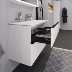 Duravit ME By Stark Waschtisch Mit D-Neo Waschtischunterschrank 101 Cm Mit 2 Auszügen -Duravit Verkaufsgeschäft duravit neo badmoebel waschtischunterbauten me by 7044192
