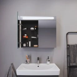 Duravit No. 1 Spiegelschrank 100 X 70 Cm, 2 Türen -Duravit Verkaufsgeschäft duravit no 1 badmoebel spiegelschrank 100 10540019