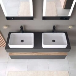 Duravit Qatego Konsolenwaschtischunterbau Mit Zwei Ausschnitten 160 X 60 Cm, 4 Auszüge, Mit LED Beleuchtung 15 Duravit Qatego Konsolenwaschtischunterbau Mit Zwei Ausschnitten 160 X 60 Cm, 4 Auszüge, Mit LED Beleuchtung -Duravit Verkaufsgeschäft duravit qatego badmoebel waschtischunterbauten konsolenwaschtischunterbau mit 12152729