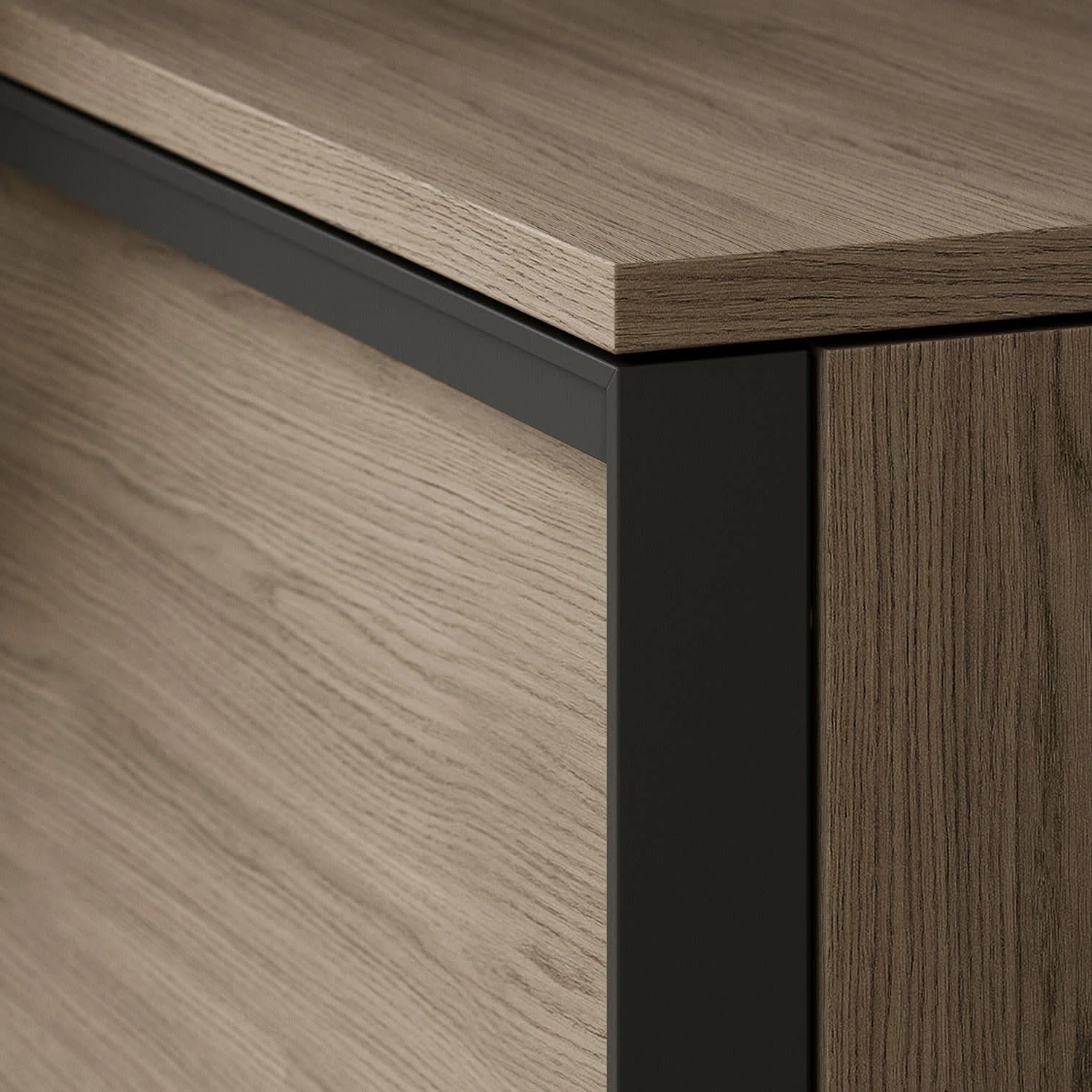 Duravit Vitrium Konsolenwaschtischunterbau Mit Ausschnitt 100 X 45,9 Cm, Griff Graphit, Mit LED Licht 4 Duravit Vitrium Konsolenwaschtischunterbau Mit Ausschnitt 100 X 45,9 Cm, Griff Graphit, Mit LED Licht - Image 2