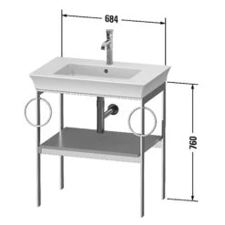 Duravit White Tulip Metallkonsole 68,4 X 76 Cm, Mit Handtuchhalter Links Und Rechts 7 Duravit White Tulip Metallkonsole 68,4 X 76 Cm, Mit Handtuchhalter Links Und Rechts -Duravit Verkaufsgeschäft duravit white tulip badmoebel metallkonsolen 68 4443293
