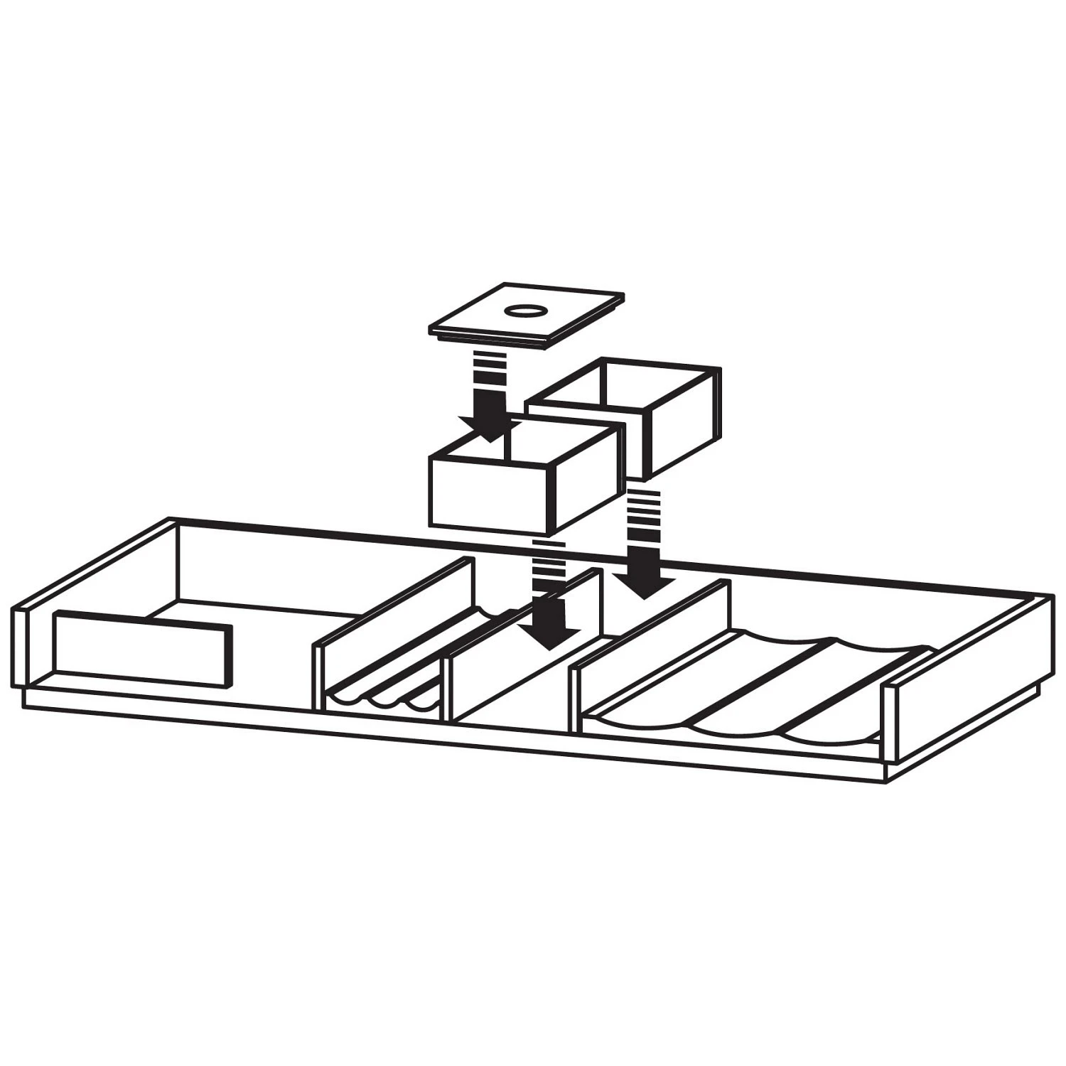 Duravit XViu Waschtischunterbau 140 Cm, Mit 4 Auszügen, Ausschnitt Links, Mit Zusatzmodul "D" 3 Duravit XViu Waschtischunterbau 140 Cm, Mit 4 Auszügen, Ausschnitt Links, Mit Zusatzmodul "D"