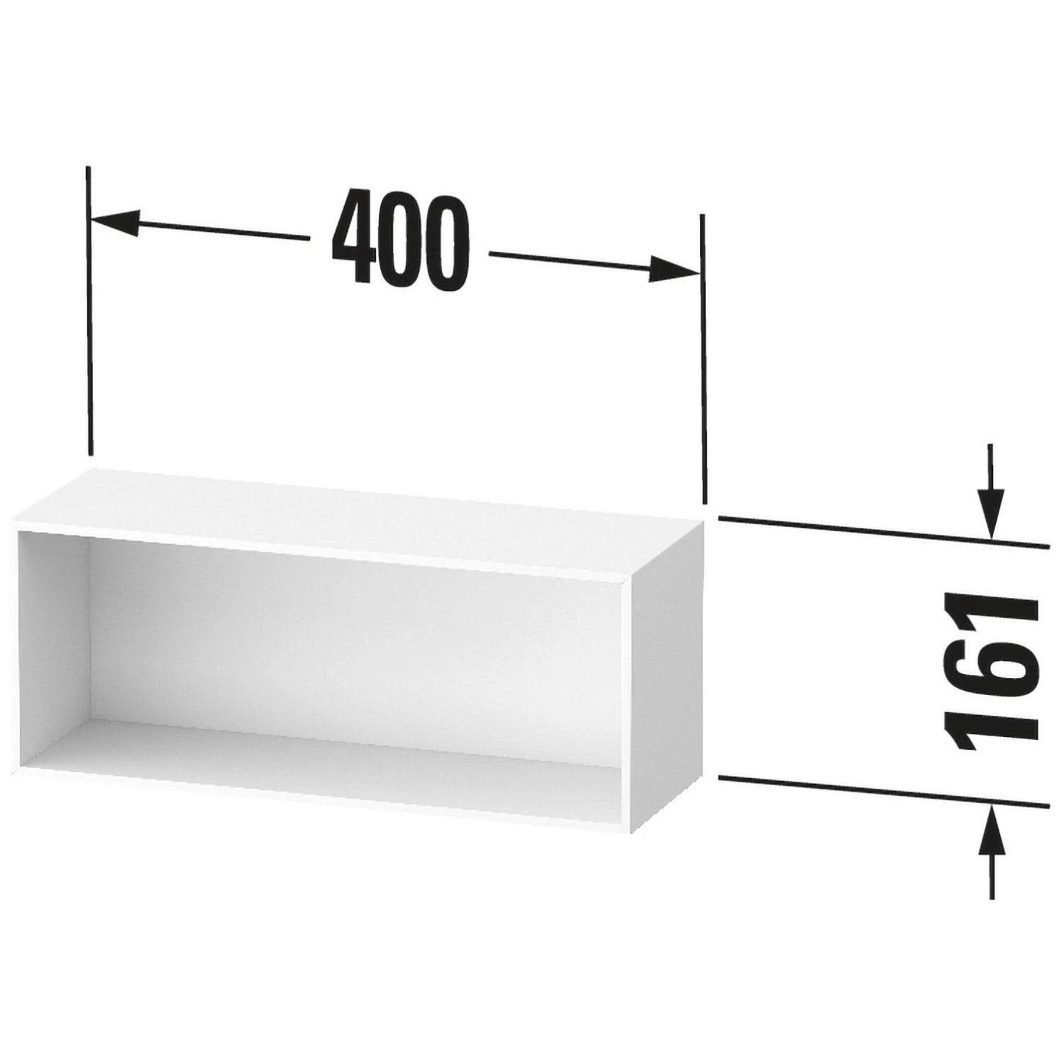 Duravit Zencha Regalelement 40 X 16,1 Cm 3 Duravit Zencha Regalelement 40 X 16,1 Cm