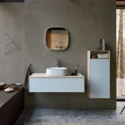 Duravit Zencha Konsolenwaschtischunterbau Mit Zwei Ausschnitten 130 X 44,2 Cm, 2 Auszüge, Mit Zusatzmodul "I" -Duravit Verkaufsgeschäft duravit zencha badmoebel waschtischunterbauten konsolenwaschtischunterbau mit 8635726