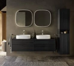 Duravit Zencha Konsolenwaschtischunterbau Mit Ausschnitt Rechts 160 X 28,1 Cm, 2 Auszüge, Mit Zusatzmodul "K" -Duravit Verkaufsgeschäft duravit zencha badmoebel waschtischunterbauten konsolenwaschtischunterbau mit 8648266
