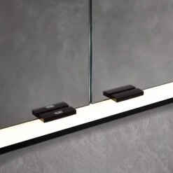 Emco Prime Black LED-Lichtspiegelschrank 60 Cm, 2 Türen, Unterputzmodell 21 Emco Prime Black LED-Lichtspiegelschrank 60 Cm, 2 Türen, Unterputzmodell -Duravit Verkaufsgeschäft emco spiegelschraenke prime black mit lichtpaket 9125756