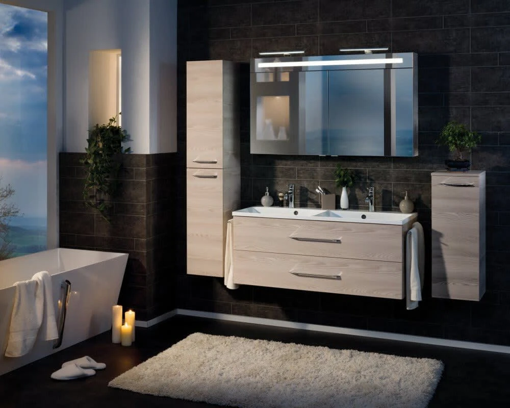 Fackelmann B.clever Doppelwaschtischset 120 Cm 11 Fackelmann B.clever Doppelwaschtischset 120 Cm - Image 9