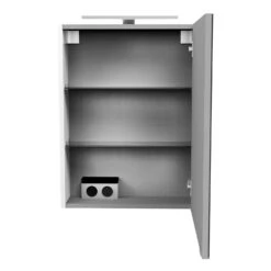 Fackelmann SBC LED Spiegelschrank 50 Cm, Türanschlag Rechts