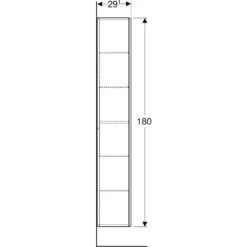 Geberit ONE Hochschrank, 1 Tür 36 X 180 Cm -Duravit Verkaufsgeschäft geberit badkeramik und badmoebel one hochschrank 7218651