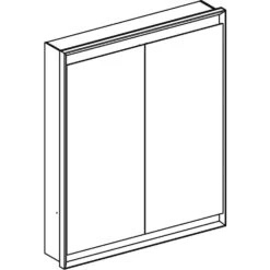 Geberit ONE Spiegelschrank, ComfortLight, 2 Türen, UP-Montage, 75 Cm -Duravit Verkaufsgeschäft geberit badkeramik und badmoebel one spiegelschrank 7220739
