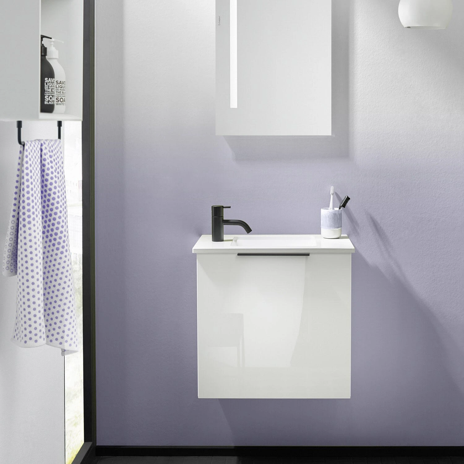 Burgbad Eqio Waschtischkombination Mit Mineralguss-Waschtisch 52 Cm, Mit Griff G0146 5 Burgbad Eqio Waschtischkombination Mit Mineralguss-Waschtisch 52 Cm, Mit Griff G0146 - Image 3