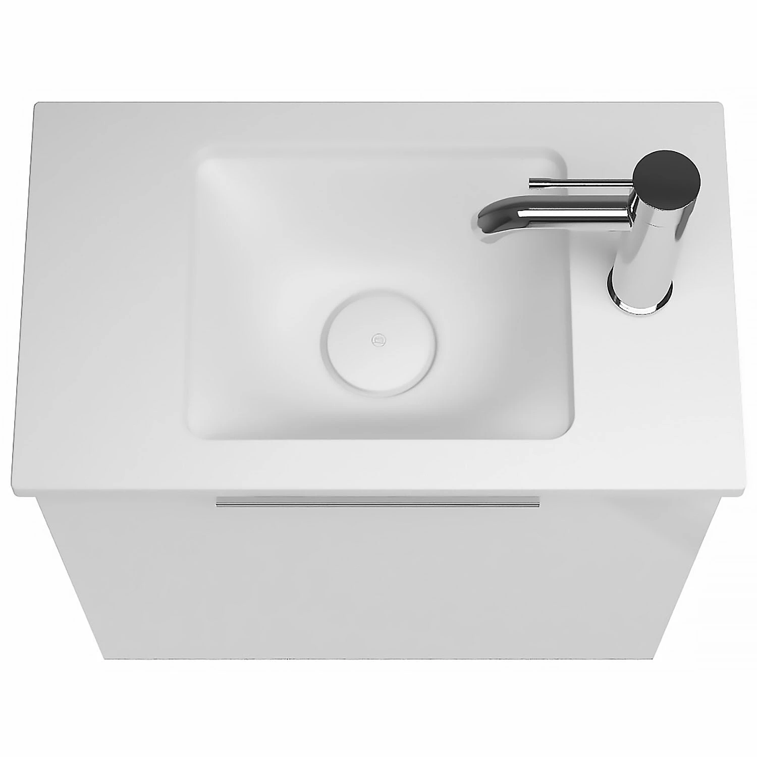 Burgbad Eqio Waschtischkombination Mit Mineralguss-Waschtisch 52 Cm, Mit Griff G0146 4 Burgbad Eqio Waschtischkombination Mit Mineralguss-Waschtisch 52 Cm, Mit Griff G0146 - Image 2