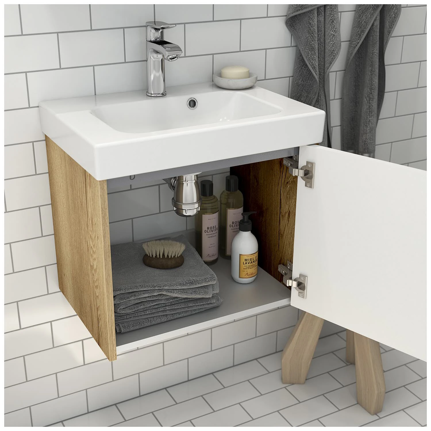 Dansani Play Möbelset Inkl. Spiegel Und Waschtischunterschrank Mit 1 Tür, 41 Cm 3 Dansani Play Möbelset Inkl. Spiegel Und Waschtischunterschrank Mit 1 Tür, 41 Cm