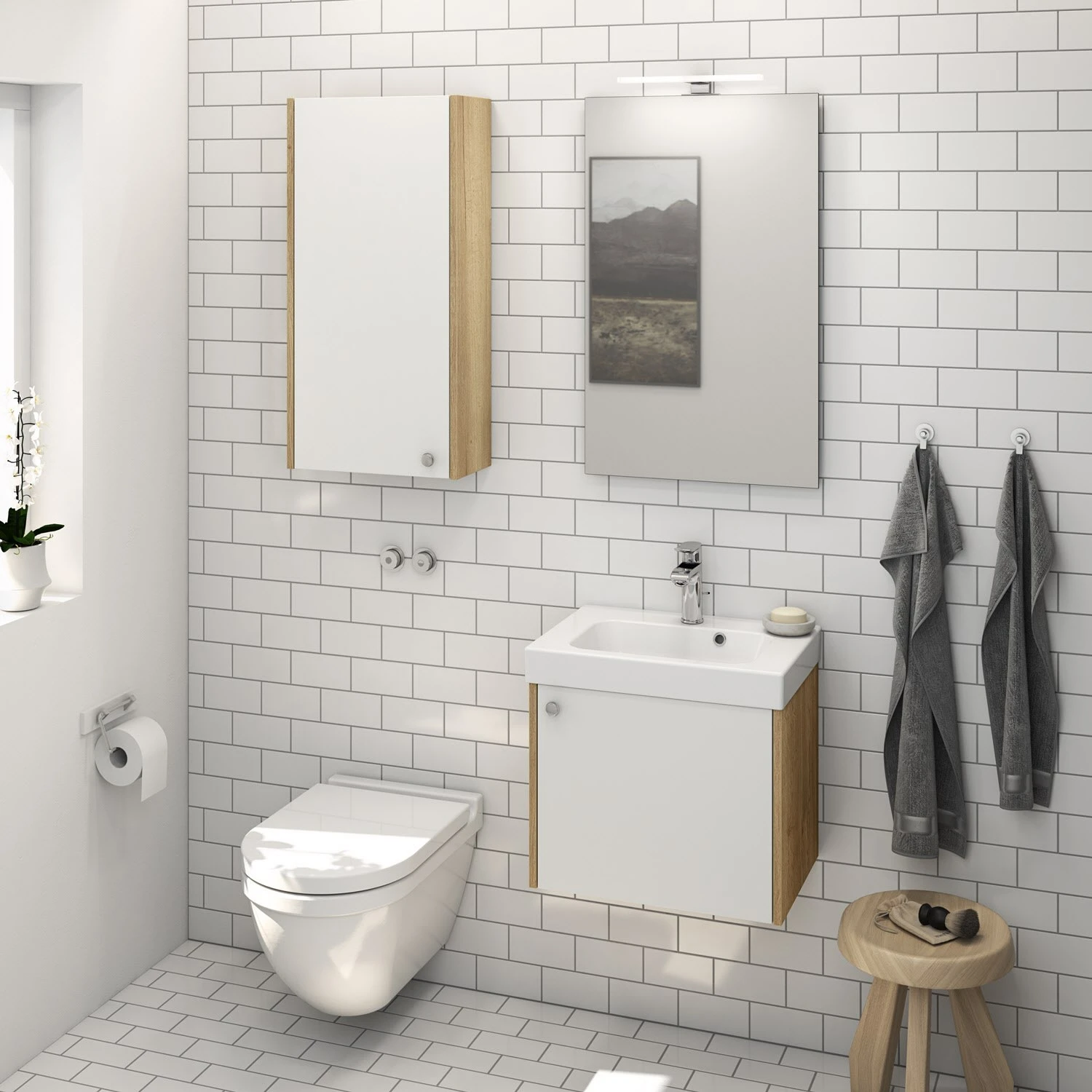 Dansani Play Möbelset Inkl. Spiegel Und Waschtischunterschrank Mit 1 Tür, 41 Cm 5 Dansani Play Möbelset Inkl. Spiegel Und Waschtischunterschrank Mit 1 Tür, 41 Cm - Image 3