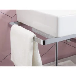 Duravit DuraSquare Metallkonsole, Bodenstehend 86,5 X 45,1 Cm -Duravit Verkaufsgeschäft hersteller duravit durasquare zubehoer metallkonsole bodenstehend 8530291