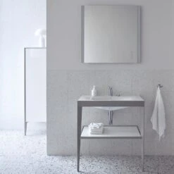 Duravit XViu Halbhochschrank Stehend 50 X 89 Cm, 1 Tür Anschlag Links