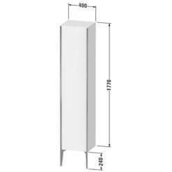 Duravit XViu Hochschrank Stehend 40 X 177 Cm, 1 Tür Anschlag Links -Duravit Verkaufsgeschäft hersteller duravit xviu hochschraenke hochschrank stehend 2443027