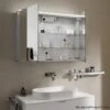 Emco Asis Pure LED Lichtspiegelschrank 120 Cm Mit Waschplatzbeleuchtung