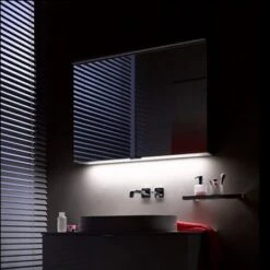 Emco Asis Pure LED Lichtspiegelschrank 120 Cm Mit Waschplatzbeleuchtung -Duravit Verkaufsgeschäft hersteller emco asis spiegelschraenke pure led 1390851
