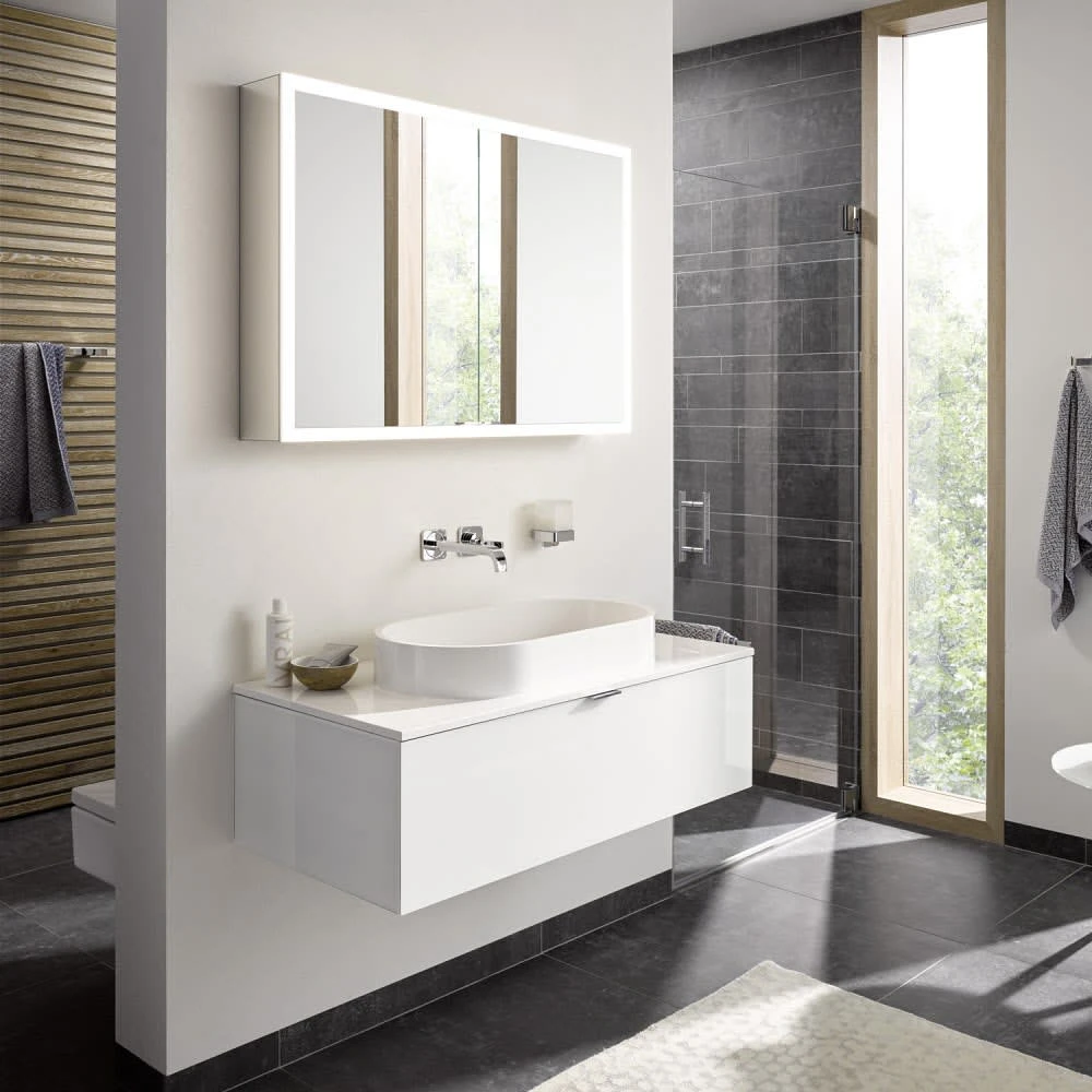 Emco Asis Prime Lichtspiegelschrank 120 X 70 Cm Aufputzmodell Mit 2 Türen Und Lichtpaket 3 Emco Asis Prime Lichtspiegelschrank 120 X 70 Cm Aufputzmodell Mit 2 Türen Und Lichtpaket