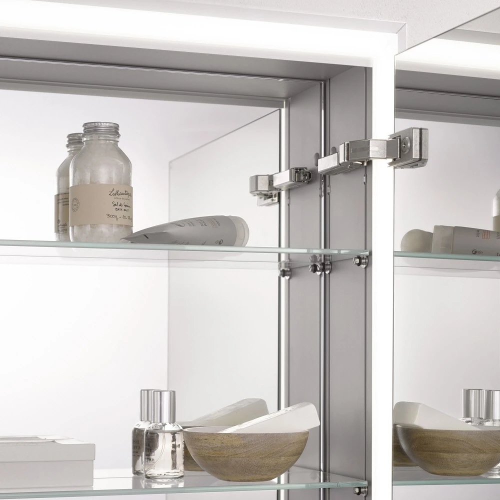 Emco Asis Prime Lichtspiegelschrank 130 X 70 Cm Unterputzmodell Mit Lichtpaket, 2 Steckdosen 5 Emco Asis Prime Lichtspiegelschrank 130 X 70 Cm Unterputzmodell Mit Lichtpaket, 2 Steckdosen - Image 3