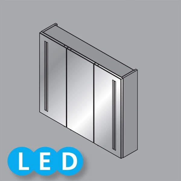 Fackelmann LG LED Spiegelschrank 80 Cm 4 Fackelmann LG LED Spiegelschrank 80 Cm - Image 2