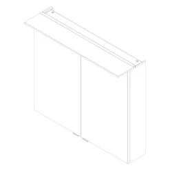 Fackelmann B.perfekt LED Spiegelschrank 80 Cm -Duravit Verkaufsgeschäft hersteller fackelmann spiegelschraenke b perfekt led 10061438