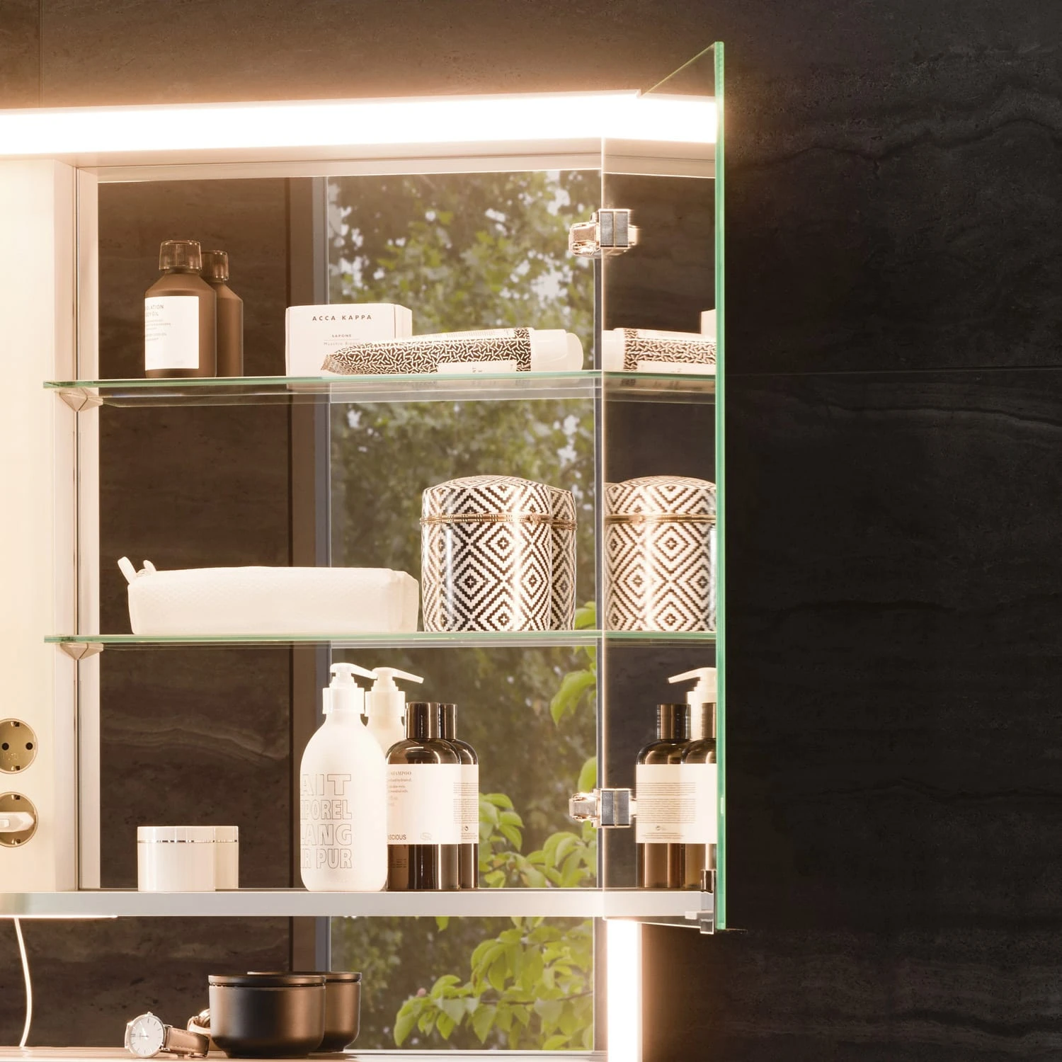 Keuco Royal Lumos Wandvorbau Spiegelschrank 140 X 73,5 Cm, Offene Ablage 6 Keuco Royal Lumos Wandvorbau Spiegelschrank 140 X 73,5 Cm, Offene Ablage - Image 4