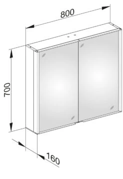 Keuco Royal Match Spiegelschrank Mit LED-Beleuchtung 80 X 70 Cm -Duravit Verkaufsgeschäft hersteller keuco spiegelschraenke royal match spiegelschrank 4032693