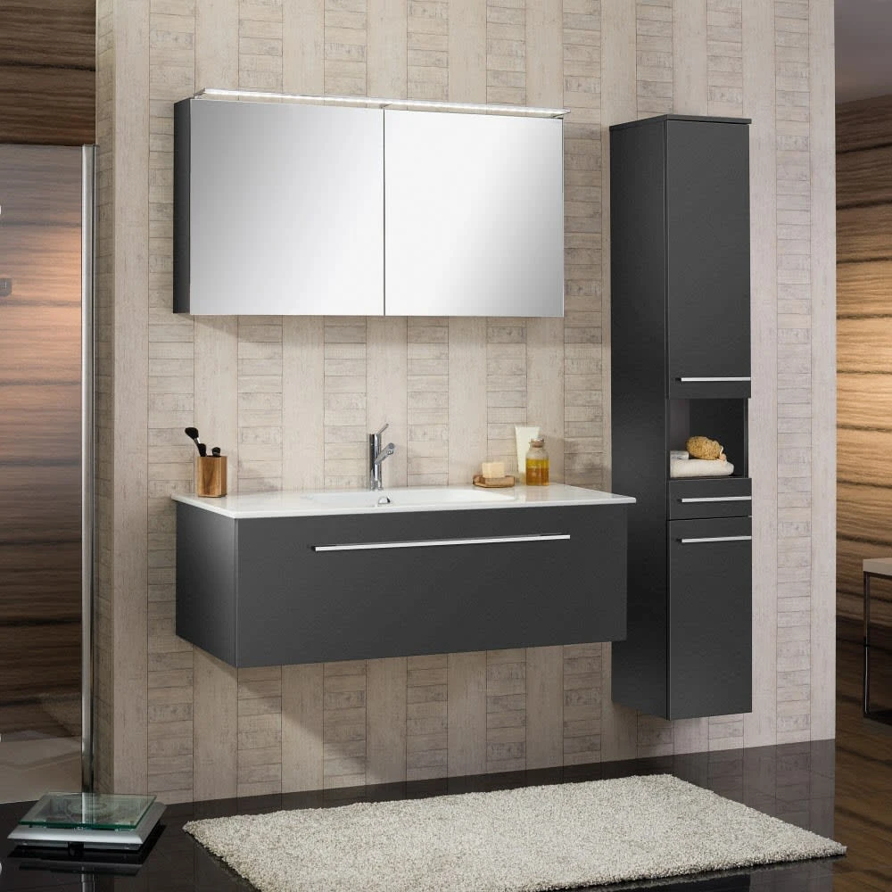 Lanzet Spiegelschrank 120 Cm Mit Leuchte L5 Und 2 Türen 4 Lanzet Spiegelschrank 120 Cm Mit Leuchte L5 Und 2 Türen - Image 2