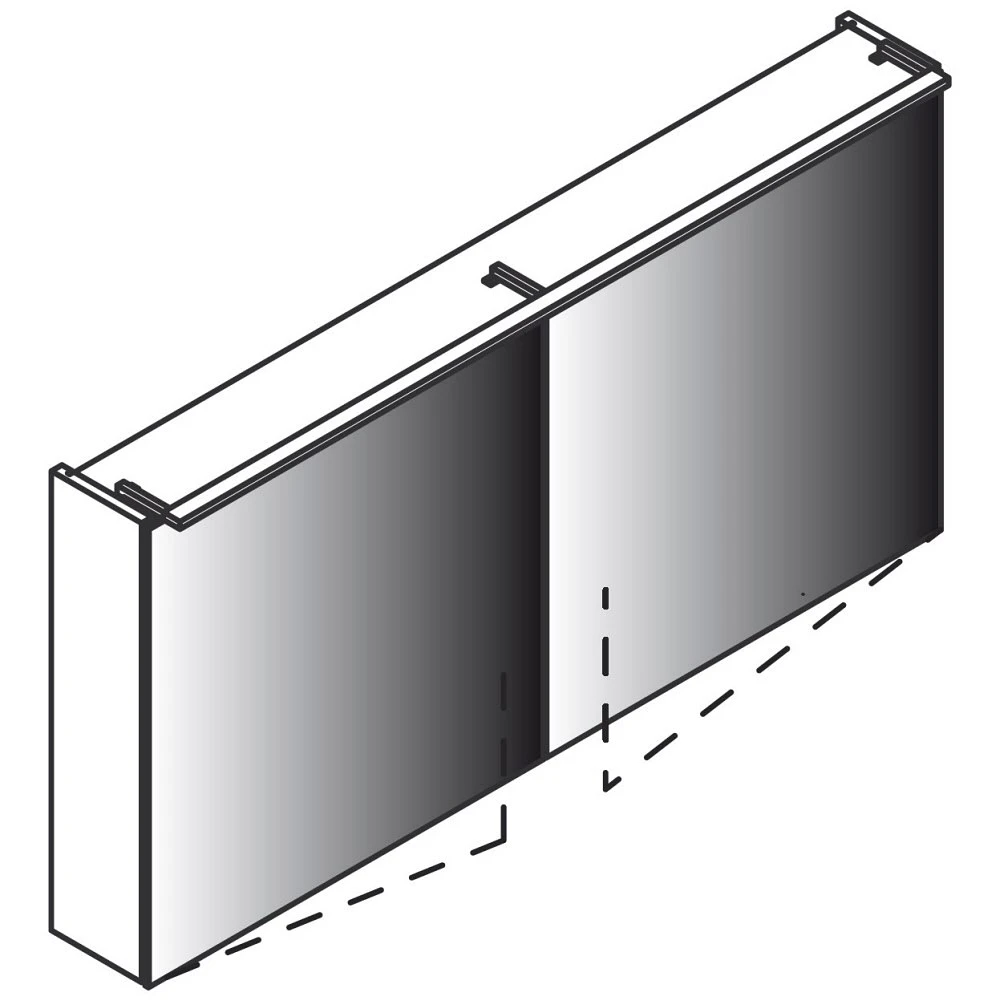 Lanzet Spiegelschrank 120 Cm Mit Leuchte L5 Und 2 Türen 5 Lanzet Spiegelschrank 120 Cm Mit Leuchte L5 Und 2 Türen - Image 3