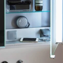 LAUFEN Frame 25 Spiegelschrank 120 X 75 Cm Mit 3 Türen Und Ambiente Licht -Duravit Verkaufsgeschäft hersteller laufen frame 25 spiegelschraenke spiegelschrank 1264211