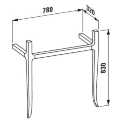LAUFEN The New Classic Waschtischgestell 78 X 32 X 82 Cm -Duravit Verkaufsgeschäft hersteller laufen the new classic badmoebel 2884672