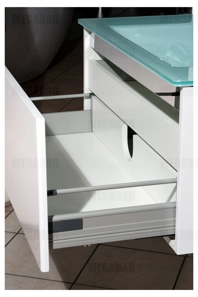 Progettobagno Helen Waschtischkombination Mit Glaswaschtisch 90 Cm 4 Progettobagno Helen Waschtischkombination Mit Glaswaschtisch 90 Cm - Image 2